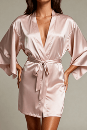 Kimono pour femme - Minuit Rose